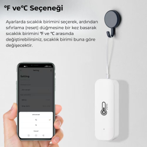 Sıcaklık ve Nem Sensörü (Mobil Uygulamalı) - BV0220